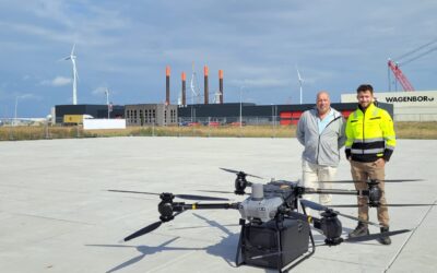 Drone transport demonstratie vastgelegd door RTV Noord