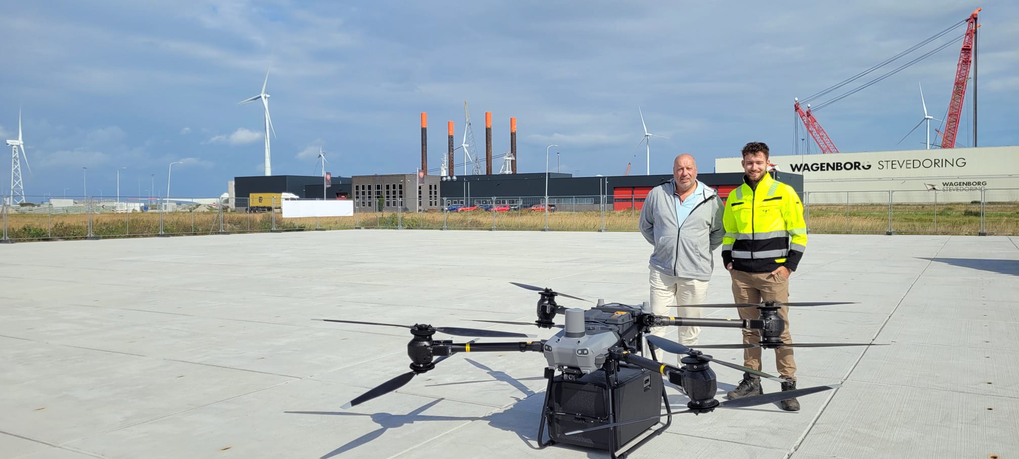 Drone transport demonstratie